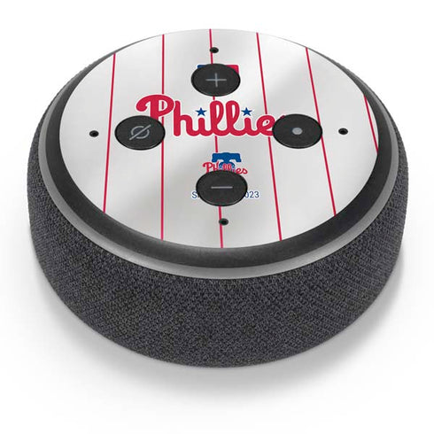 MLB Philadelphia Phillies Home Jersey Amazon Echo Dot Skin