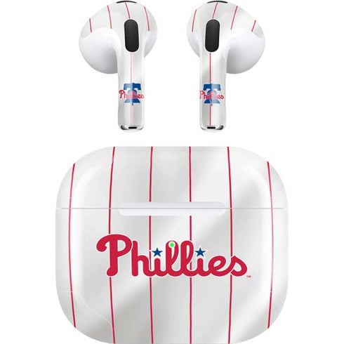 MLB Philadelphia Phillies Home Jersey Apple AirPods (3rd Gen 2021) Skin