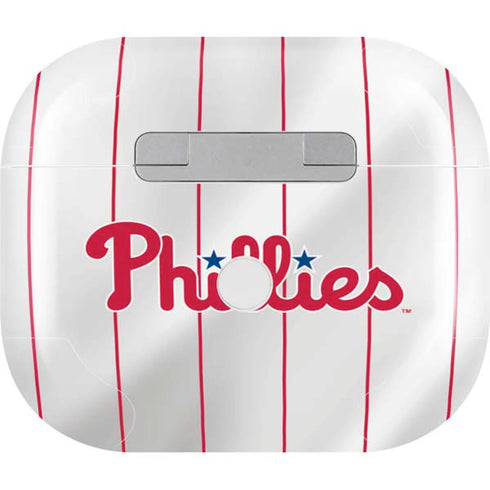 MLB Philadelphia Phillies Home Jersey Apple AirPods (3rd Gen 2021) Skin