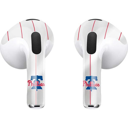 MLB Philadelphia Phillies Home Jersey Apple AirPods (3rd Gen 2021) Skin