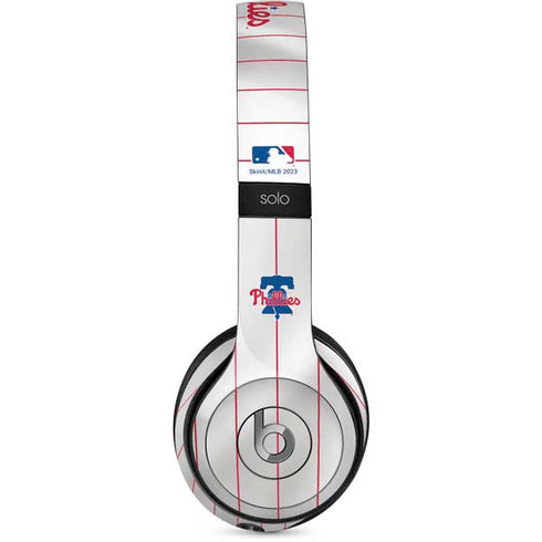 MLB Philadelphia Phillies Home Jersey Beats Solo 2 Wired Skin