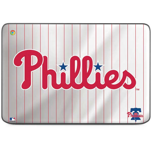 MLB Philadelphia Phillies Home Jersey HP Chromebook Skin
