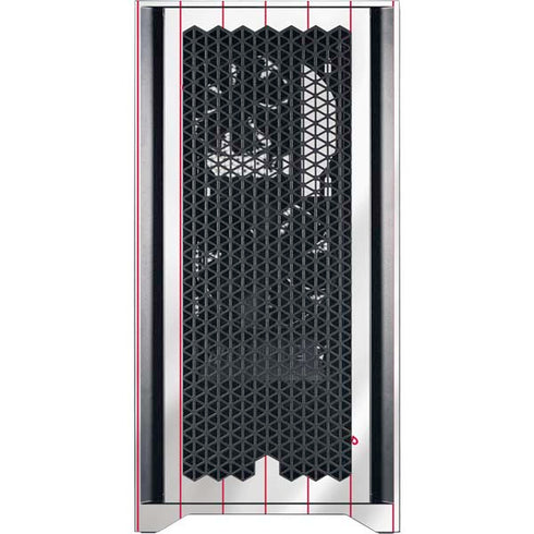 MLB Philadelphia Phillies Home Jersey Corsair 4000D Tempered Glass Mid-Tower ATX Case Skin