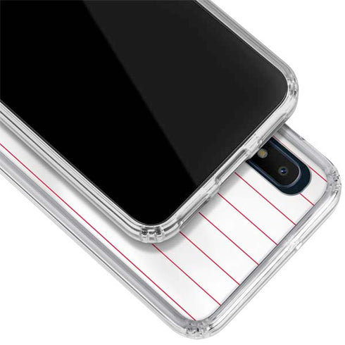 MLB Philadelphia Phillies Home Jersey Galaxy A10e Clear Case