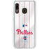 MLB Philadelphia Phillies Home Jersey Galaxy A20 Clear Case