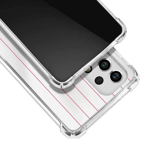 MLB Philadelphia Phillies Home Jersey Galaxy A53 5G Clear Case