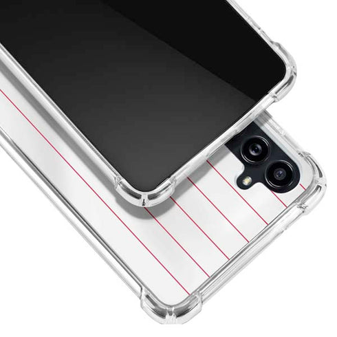 MLB Philadelphia Phillies Home Jersey Galaxy A54 5G Clear Case