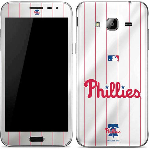 MLB Philadelphia Phillies Home Jersey Galaxy J3 Skin