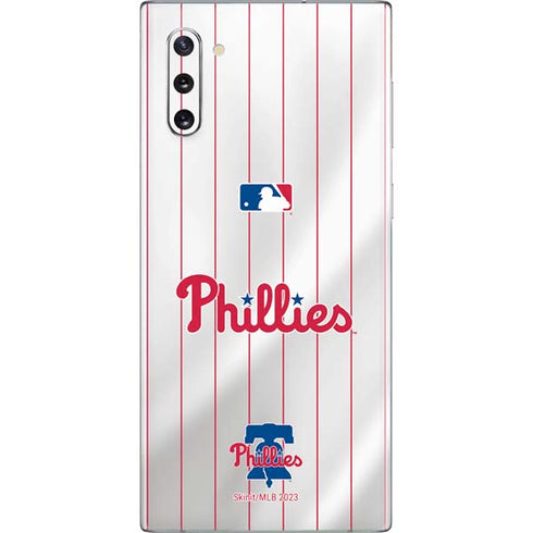 MLB Philadelphia Phillies Home Jersey Galaxy Note 10 Skin