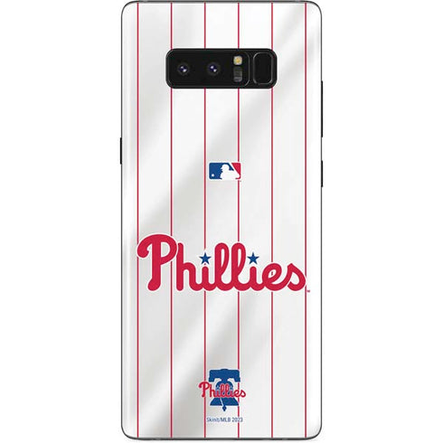 MLB Philadelphia Phillies Home Jersey Galaxy Note 8 Skin