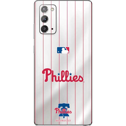 MLB Philadelphia Phillies Home Jersey Galaxy Note20 5G Skin