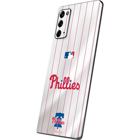 MLB Philadelphia Phillies Home Jersey Galaxy Note20 5G Skin