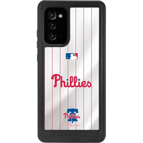 MLB Philadelphia Phillies Home Jersey Galaxy Note20 5G Waterproof Case