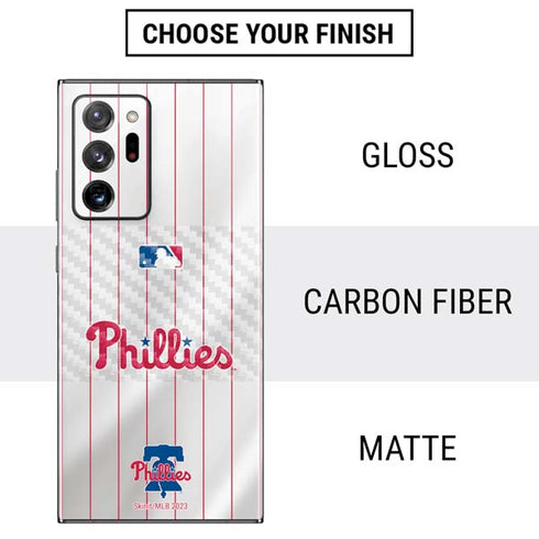 MLB Philadelphia Phillies Home Jersey Galaxy Note20 Ultra 5G Skin