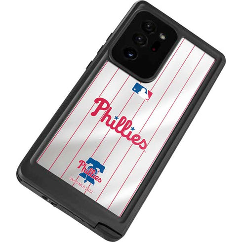 MLB Philadelphia Phillies Home Jersey Galaxy Note20 Ultra 5G Waterproof Case