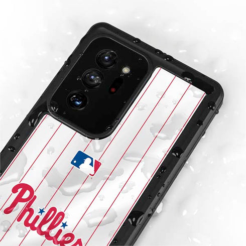 MLB Philadelphia Phillies Home Jersey Galaxy Note20 Ultra 5G Waterproof Case