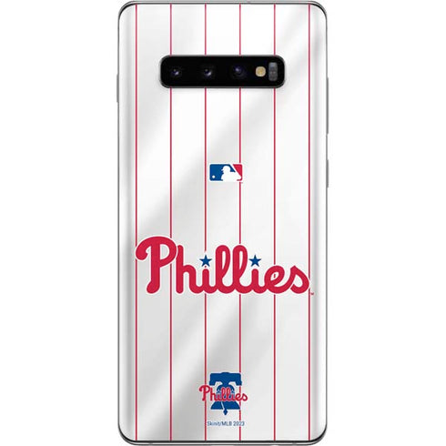MLB Philadelphia Phillies Home Jersey Galaxy S10 Plus Skin