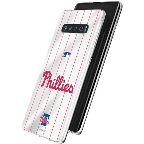 MLB Philadelphia Phillies Home Jersey Galaxy S10 Skin