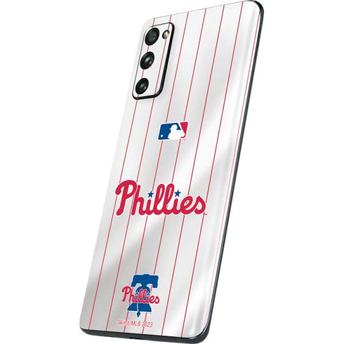 MLB Philadelphia Phillies Home Jersey Galaxy S20 Fan Edition Skin