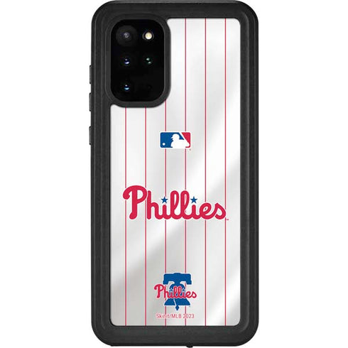 MLB Philadelphia Phillies Home Jersey Galaxy S20 Plus Waterproof Case