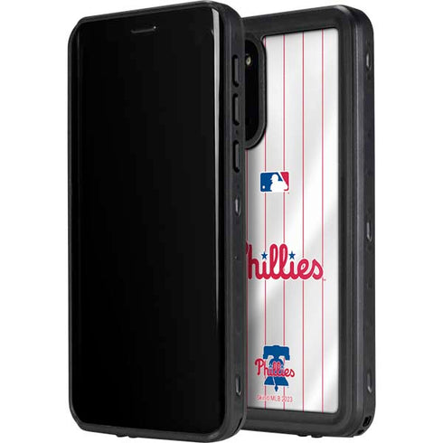 MLB Philadelphia Phillies Home Jersey Galaxy S20 Plus Waterproof Case