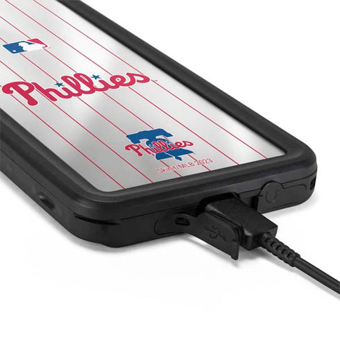 MLB Philadelphia Phillies Home Jersey Galaxy S20 Plus Waterproof Case