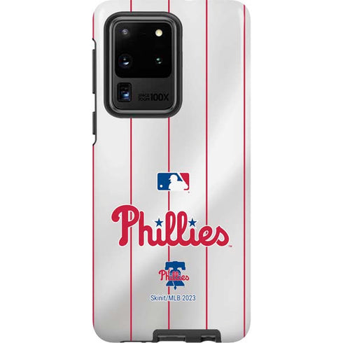 MLB Philadelphia Phillies Home Jersey Galaxy S20 Ultra 5G Pro Case
