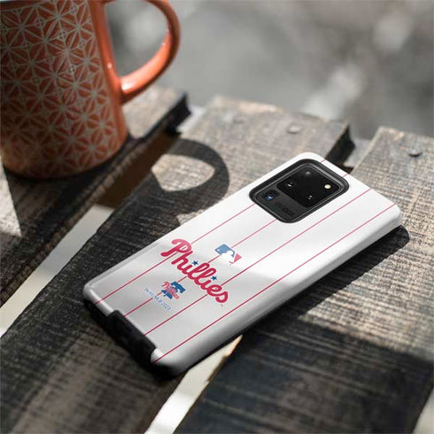 MLB Philadelphia Phillies Home Jersey Galaxy S20 Ultra 5G Pro Case