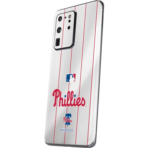 MLB Philadelphia Phillies Home Jersey Galaxy S20 Ultra 5G Skin