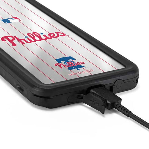 MLB Philadelphia Phillies Home Jersey Galaxy S20 Waterproof Case