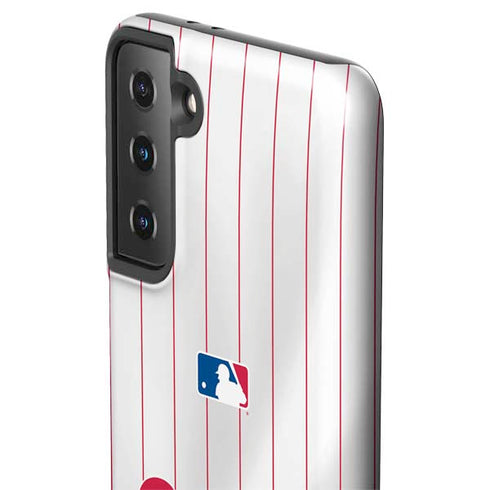 MLB Philadelphia Phillies Home Jersey Galaxy S21 FE Pro Case