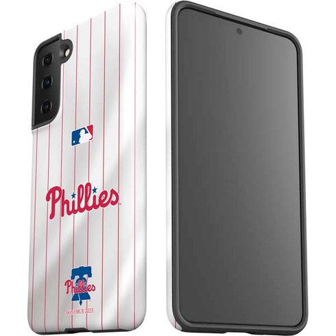 MLB Philadelphia Phillies Home Jersey Galaxy S21 Plus 5G Pro Case