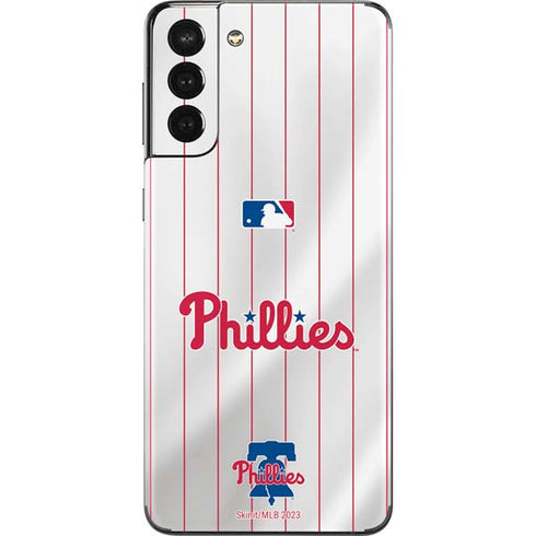 MLB Philadelphia Phillies Home Jersey Galaxy S21 Plus 5G Skin