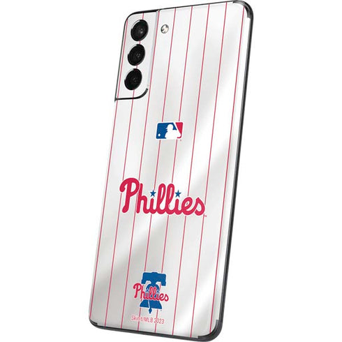 MLB Philadelphia Phillies Home Jersey Galaxy S21 Plus 5G Skin