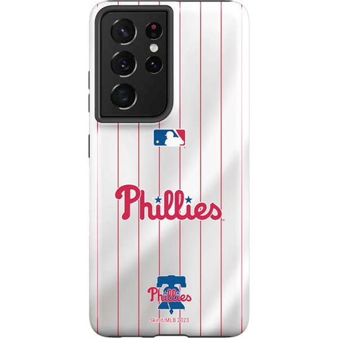MLB Philadelphia Phillies Home Jersey Galaxy S21 Ultra 5G Pro Case
