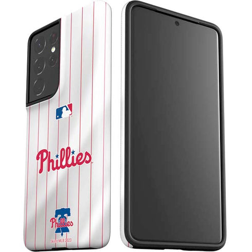 MLB Philadelphia Phillies Home Jersey Galaxy S21 Ultra 5G Pro Case