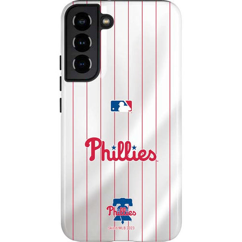 MLB Philadelphia Phillies Home Jersey Galaxy S22 Plus Pro Case