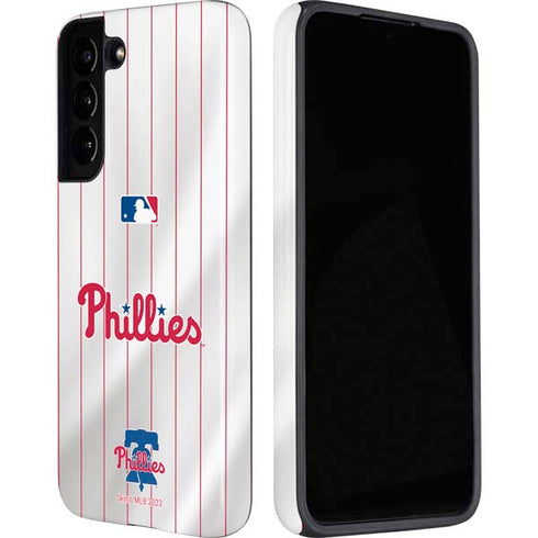 MLB Philadelphia Phillies Home Jersey Galaxy S22 Plus Pro Case