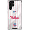 MLB Philadelphia Phillies Home Jersey Galaxy S22 Ultra Clear Case