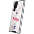 MLB Philadelphia Phillies Home Jersey Galaxy S22 Ultra Clear Case