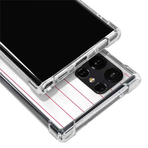 MLB Philadelphia Phillies Home Jersey Galaxy S22 Ultra Clear Case