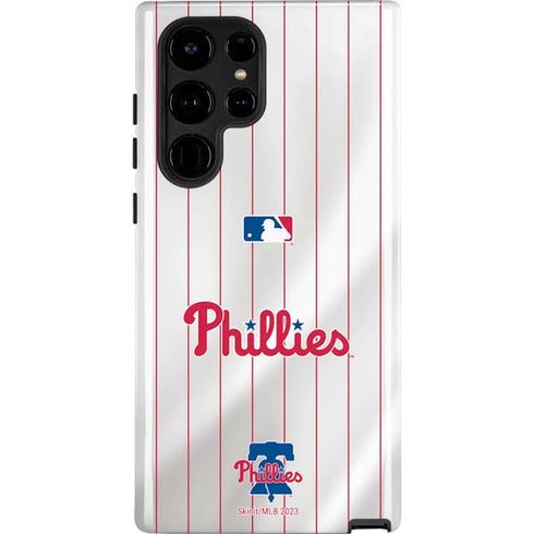 MLB Philadelphia Phillies Home Jersey Galaxy S22 Ultra Pro Case