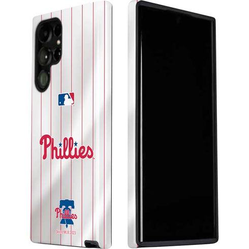 MLB Philadelphia Phillies Home Jersey Galaxy S22 Ultra Pro Case