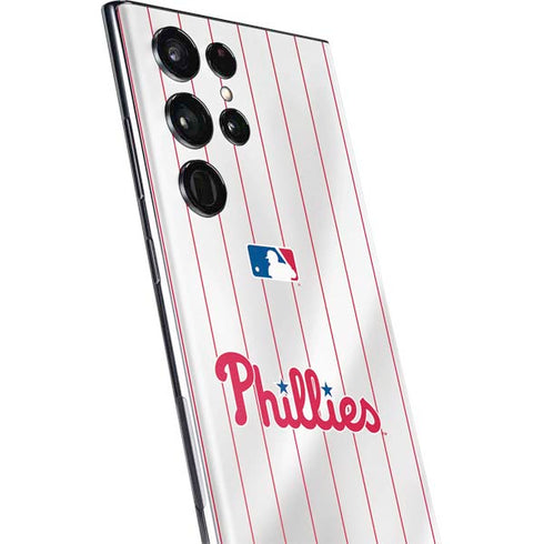 MLB Philadelphia Phillies Home Jersey Galaxy S22 Ultra Skin