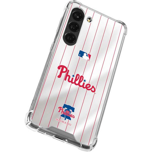 MLB Philadelphia Phillies Home Jersey Galaxy S23 Clear Case