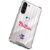 MLB Philadelphia Phillies Home Jersey Galaxy S23 Plus Clear Case