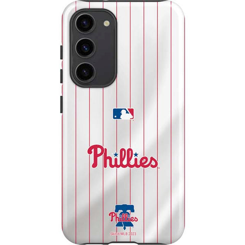 MLB Philadelphia Phillies Home Jersey Galaxy S23 Plus Pro Case
