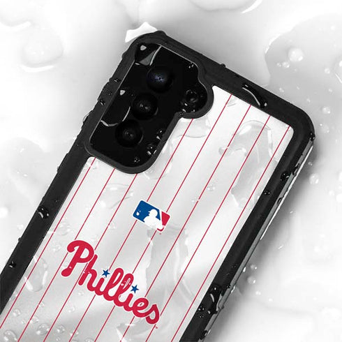 MLB Philadelphia Phillies Home Jersey Galaxy S23 Plus Waterproof Case