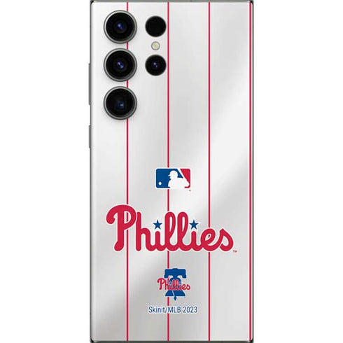 MLB Philadelphia Phillies Home Jersey Galaxy S23 Ultra Skin