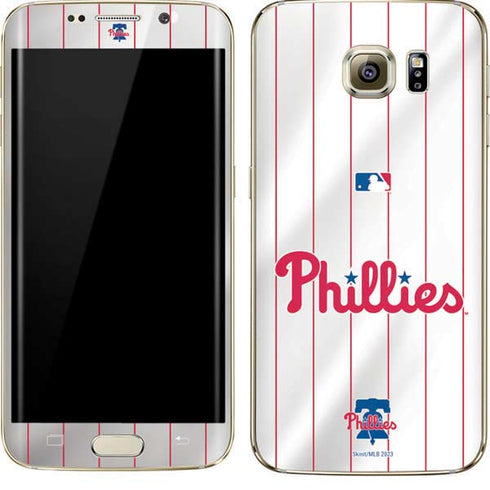 MLB Philadelphia Phillies Home Jersey Galaxy S7 Edge Skin
